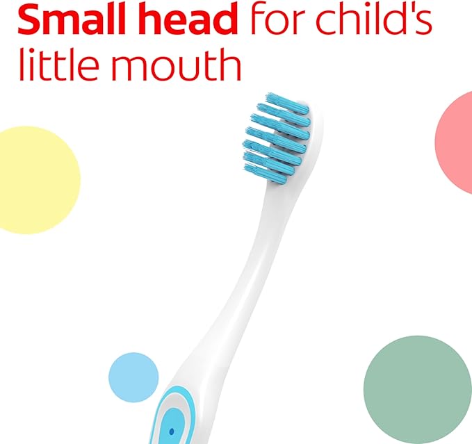 Colgate My First Baby and Toddler Toothbrush, Extra Soft Infant Training Toothbrush, Ages 0-2, 6 Count-CubbioJoy