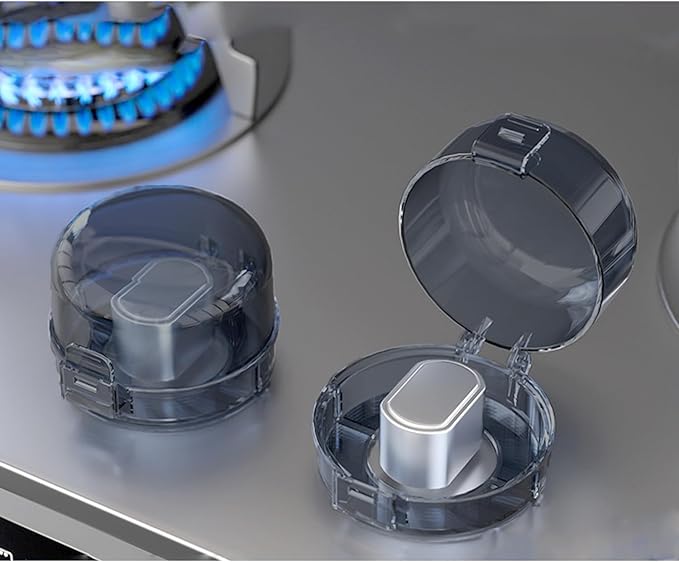 2 Pack Deadbolt Child Safety Lock Cover, Child Proof Door Knob Cover, Large Size Door Safety Deadbolt Lock for Kids, 2.76 * 2.14"-CubbioJoy