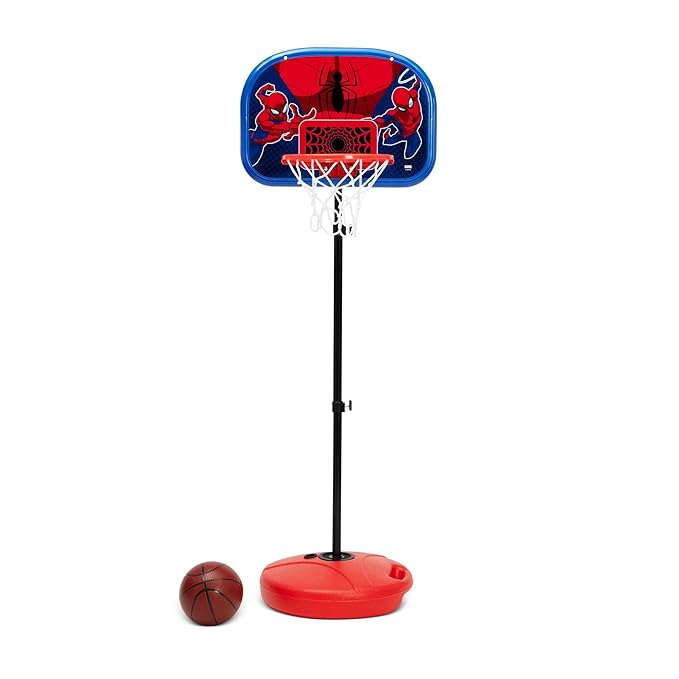 Delta Children - Marvel Spider-Man Basketball Hoop Set for Kids, Red-CubbioJoy