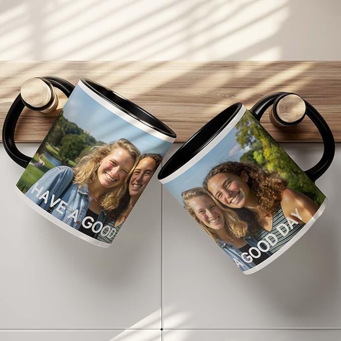 Custom Mug, Customized Photo Coffee Mug, Personalized 11 Oz Ceramic Mug with Text Photo, Taza Personalizadas for Men Women-CubbioJoy