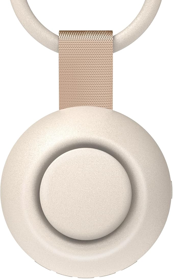 2025 Mom's Choice Awards, Portable Sound Machine for Baby Adult, AI Cry Detection, 18 Soothing Sound, Bluetooth Rechargeable White Noise Machine for Home Office Travel, Nursery Light, Gray-CubbioJoy