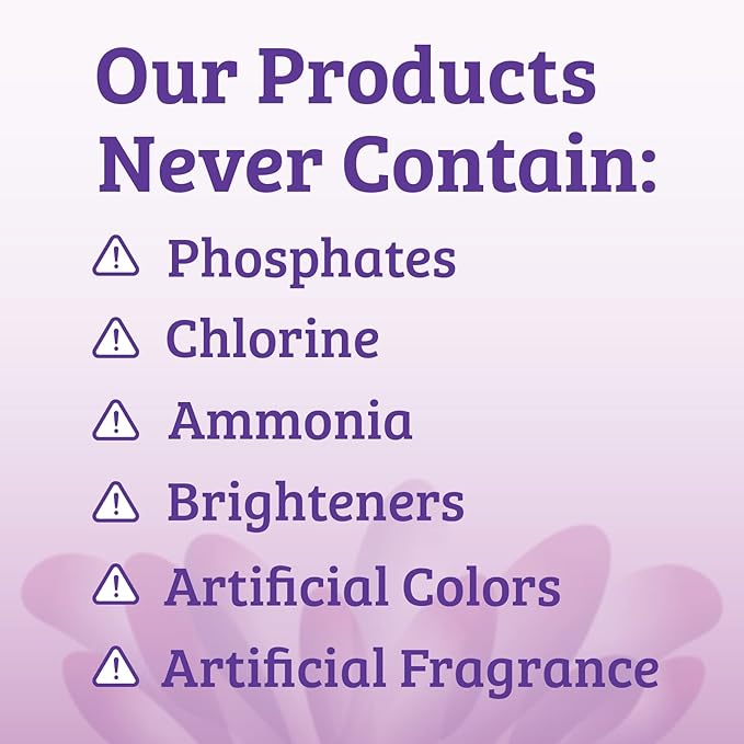 Biokleen Natural Laundry Detergent - 300 HE Loads - Liquid, Eco-Friendly, Plant-Based, No Artificial Fragrance, Colors or Preservatives, Lavender Lily, 150 Fl Oz-CubbioJoy