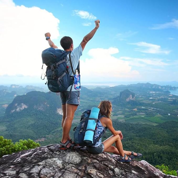 AUPET Water Bottle Bag Carrier,24oz/32oz Insulated Neoprene bottle Sling Holder Case Pouch Cover for 1000ML/750ML Bottles with Shoulder Strap for walking-CubbioJoy