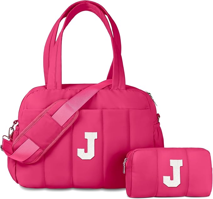 Dance Bag, Kid Weekender Bags，Girl Overnight Bag with Wet Pocket，Sweet 16 Gifts for Girls-Lightweight Travel Tote Personalized Cheer Bags with Makeup Pouch-CubbioJoy