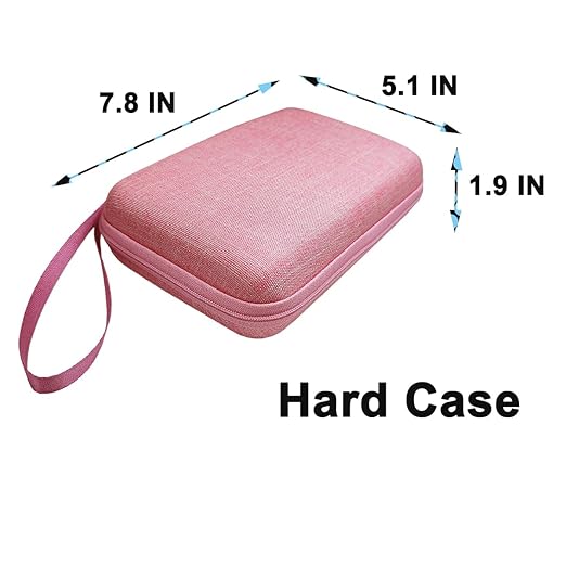 JCHPINE Hard Carrying Case for GiiKER Super Slide Brain Games, Protective Storage Holder for GiiKER Brain Teaser Puzzles Interactive Handheld Game Console Accessories (Case Only) (Pink)-CubbioJoy