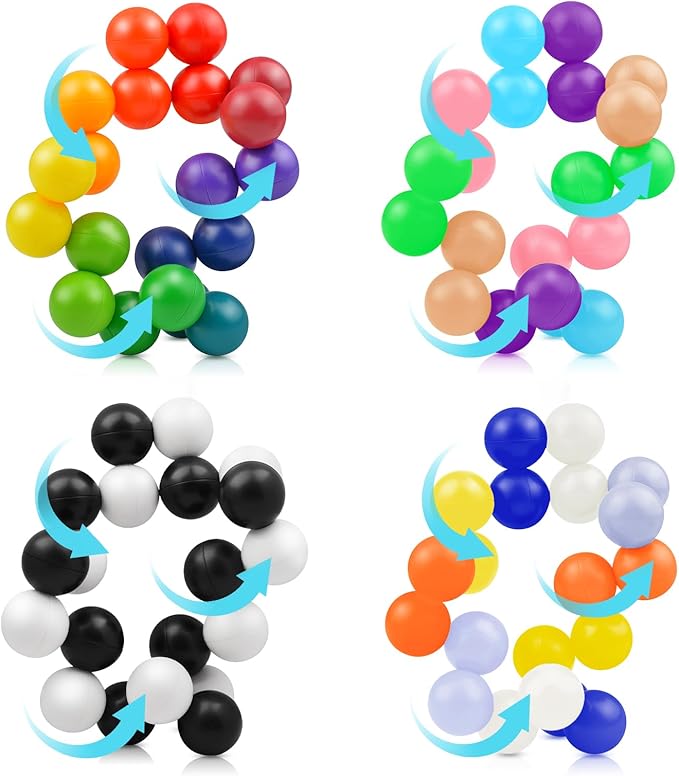 4PCS Autism Sensory Toys for Autistic Children, Quiet Fidget Toys for Adults & Kids, Stocking Stuffers for Boys Ages 3-5-CubbioJoy