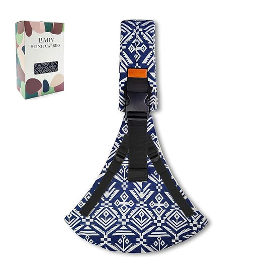Baby Sling Carrier 2025 Baby Carrier Newborn to Toddler Sling Lightweight Baby Carrier Sling with Adjustable Straps Toddler Carrier Baby Wrap Sling for 10-30 lbs(Blue Sailboat)-CubbioJoy