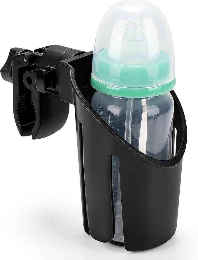 Accmor Universal Cup Holder, Stroller Cup Holder, 360° Rotatable Large Caliber Designed Bottle Holder for Stroller, Bike, Wheelchair, Walker, Scooter-CubbioJoy