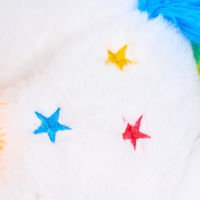 Cuteoy Light-up Plush White Unicorn LED Stuffed Animal Birthday Christmas Plushies Toy Gifts for Kids Toddler Girls, 15"-CubbioJoy