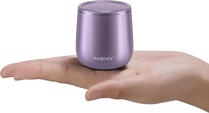 INSMY C17-MAX, Waterproof Small Bluetooth Speaker, Rich Audio, Pairing, Portable, Handheld, Purple-CubbioJoy