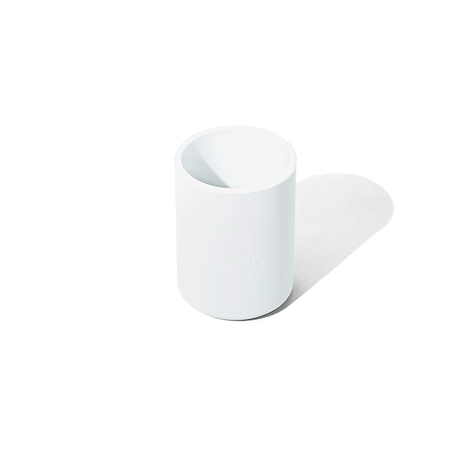 Avanchy Silicone Training Cup – 12 oz Open Cup for Toddlers and Infants – Ideal for Baby Led Weaning and Transitioning from Bottles, Yellow-CubbioJoy