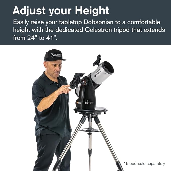 Celestron StarSense Explorer 114AZ App-Enabled Telescope – 114mm Tabletop Dobsonian with Smartphone Dock & StarSense App – iPhone & Android Compatible – Easy-to-Use for Beginners-CubbioJoy