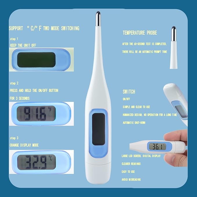 Baby Grooming Kit, Baby Essentials for Newborns, Portable Baby Care Kit, Contains Baby Nail Clippers, Baby Comb, Baby Brush, Baby Ear Wax Removal Tool and More (10 in 1) (Blue)-CubbioJoy