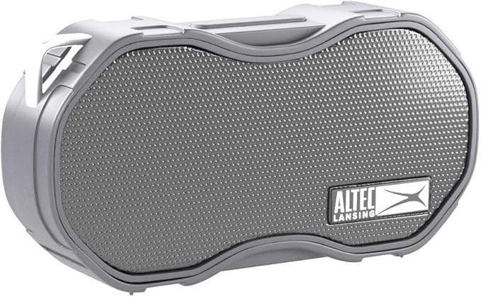 Altec Lansing Baby Boom XL - Waterproof Bluetooth Speaker, Wireless & Portable for Travel & Outdoor Use, Deep Bass & Loud Sound, 1 Pack, Black-CubbioJoy