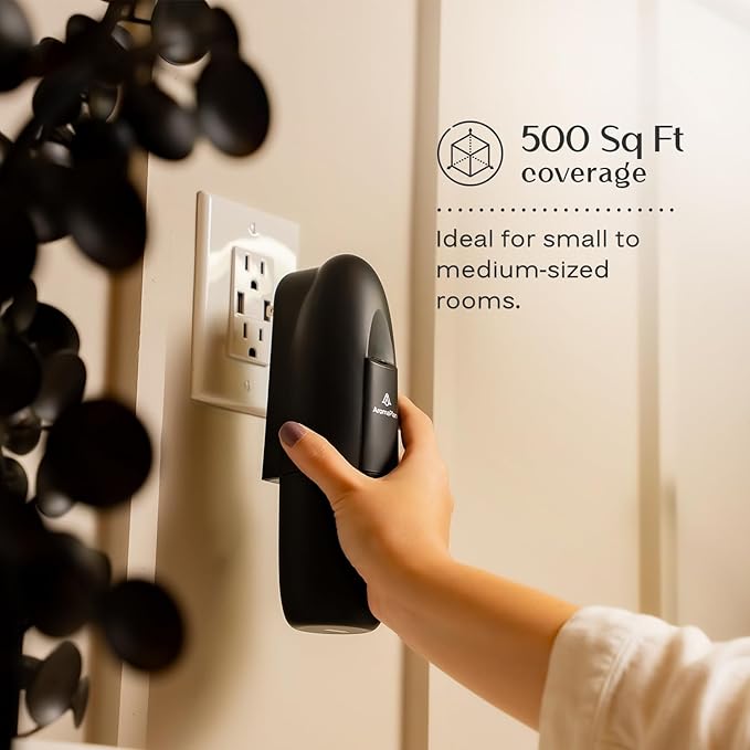 AromaPlan Authentic 2025 Upgraded Plug in Waterless Diffuser (2 Fragrances Included) -Cold Air & Nanotechnology Diffusers for Home & Office- Silent Wall Diffuser Plug in (1 Device +2 Scents)-CubbioJoy