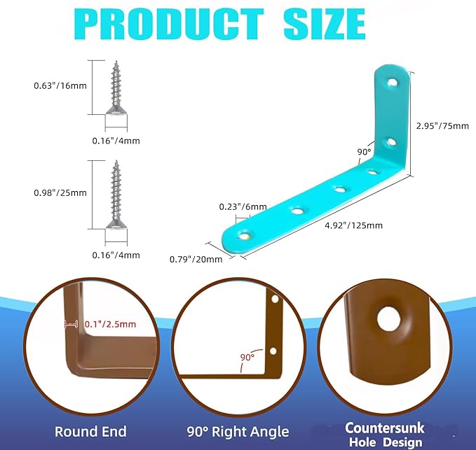 Anti Tip Furniture Anchors for Baby Pet Proofing,Furniture Wall Anchor Furniture Dresser Bookshelf Falling Prevention Device for Children (Blue)-CubbioJoy