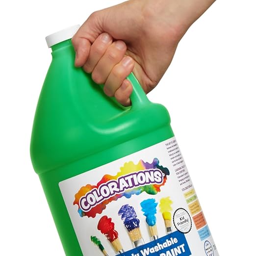 Colorations Simply Tempera Paint, 11 Gallon Set In Vibrant Colors, Matte Finish, Classroom Supplies, Non Toxic, School, Craft, Art Supply Set, Stock Up On Bulk Paints For School-CubbioJoy