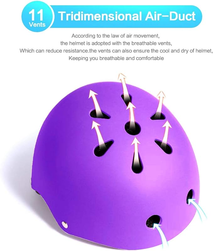 Adjustable Helmet for Ages 3-16 Kids Toddler Boys Girls Youth,Protective Gear with Elbow Knee Wrist Pads for Multi-Sports Skateboarding Bike Riding Scooter Inline skatings Longboard Roller Skate-CubbioJoy