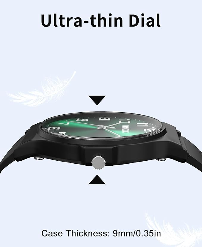Kids Analog Watch Boys Girls, 30M Waterproof, Sports Watch for Boys, Easy to Read Children's Thin Dial Wrist Watches with Soft Band, for Ages 5-15 Kids Great Birthday Gifts Christmas Day-CubbioJoy