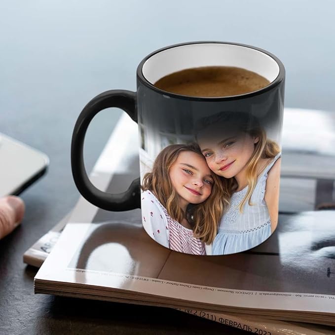 Custom Mug, Customized Photo Coffee Mug, Personalized 11 Oz Ceramic Mug with Text Logo Photo, Taza Personalizadas for Men Women-CubbioJoy