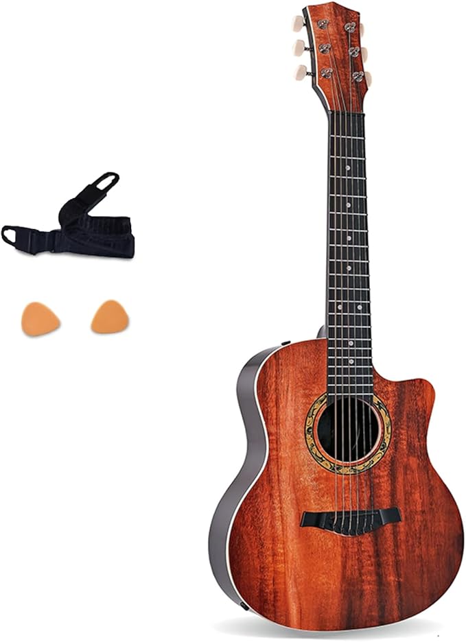 31 Inch Guitar Toy for Kids, 6Strings, Guitar Musical Instrument Toy, Birthday Present for Beginner Children Boys Girls , Beginner Practice First Musical Instrument for Children, Toddlers-CubbioJoy