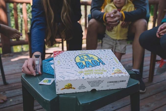 It’s in The Bag - Ultimate Family Game for Game Night, 3 Rounds of Wild Easy Fun! Best Board and Party Games for Adults, Groups, and Kids-CubbioJoy