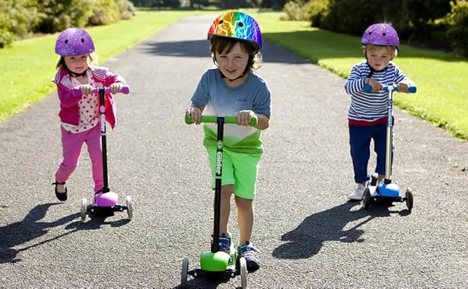 Adjustable Color Gradient Skateboard Helmet for 3-5-8-14+Ages【Toddler Kids Youth Adult】 Girls Boys Woman.Bike Helmet for Multi-Sports Cycling Bicycle Scooter Inline Roller Skate Rollerblading-CubbioJoy