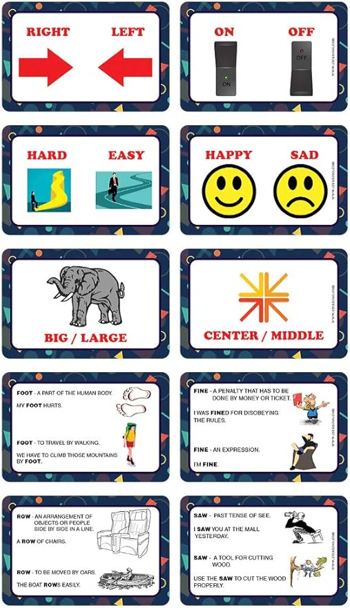 Creanoso US Schools and Learning Flash Cards Series (2-Deck)-CubbioJoy