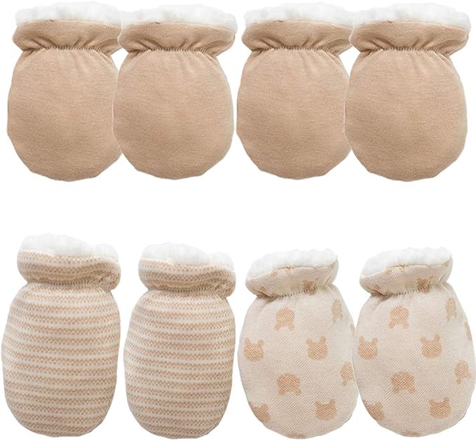 Baby Mittens Sherpa Lined Fleece 0-24 Months Winter-CubbioJoy