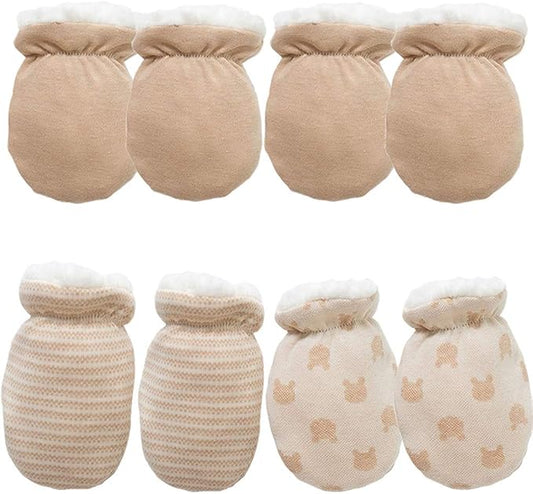 Baby Mittens Sherpa Lined Fleece 0-24 Months Winter-CubbioJoy