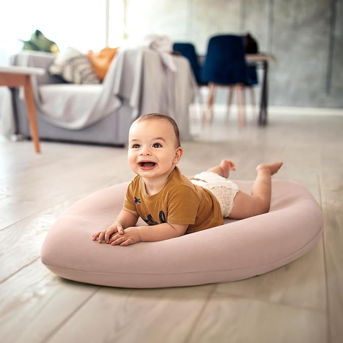 Baby Lounger Cover: Skin-Friendly & Breathable Slipcover for Lounging & Playtime - Snug Fit & Zipper-Free for Safty Daily Homeuse - Must Have for New Parents-CubbioJoy