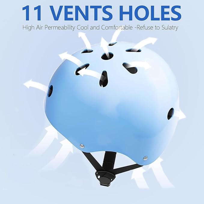 Kids Bike Helmet with Knee Elbow Wrist Pads Guards,Pink,for Ages 2-3-5-8-14,Sports Bicycle,Skate Scooter,Rollerblading with Unicorn Sticker-CubbioJoy