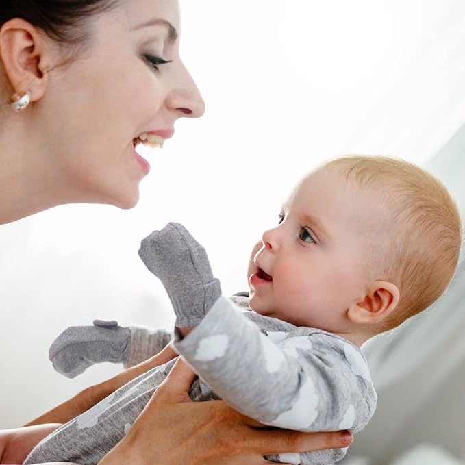 Adjustable Baby Mittens No Scratch Newborn Cotton Breathable Gloves Warm Baby Mitts for Boys Kids-CubbioJoy