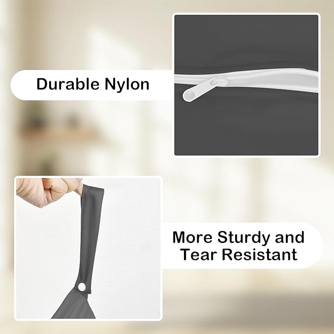 2 Pcs Large Travel Laundry Bag Waterproof Wet Dry Bag Washable Dirty Clothes Bag for Gym Clothes Laundry Wet Clothes Swimming Yoga-CubbioJoy