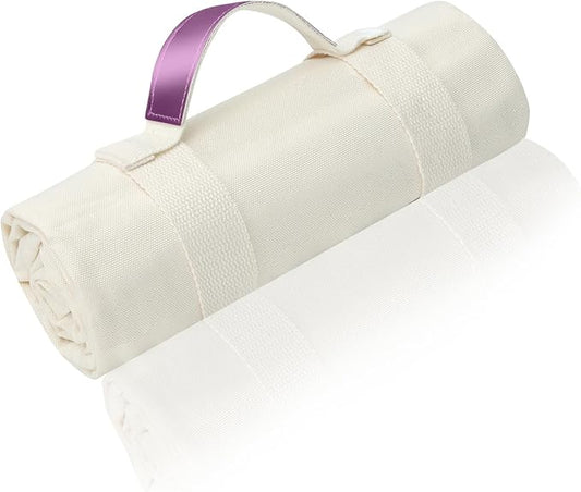 4’9” x 3’3” Compact Minimalist Water Resistant Canvas Mat,Kids/Single Use,Lightweight for Outdoor,Picnic,Beach-CubbioJoy