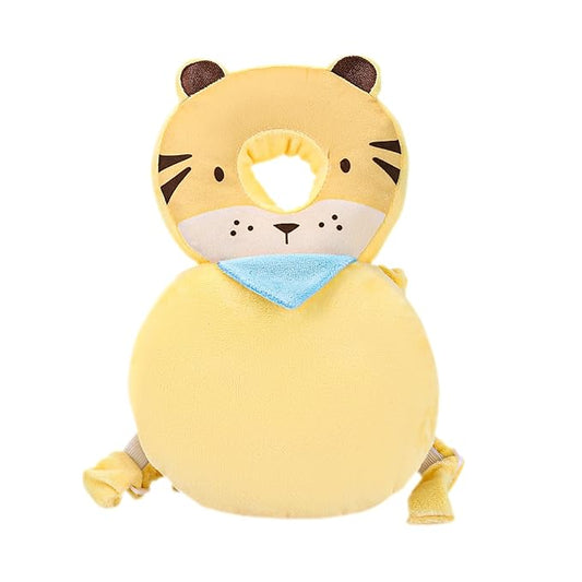 Baby Head Protection Backpack - Soft & Comfortable, Cute Cartoon Design, Cute-Tiger-CubbioJoy