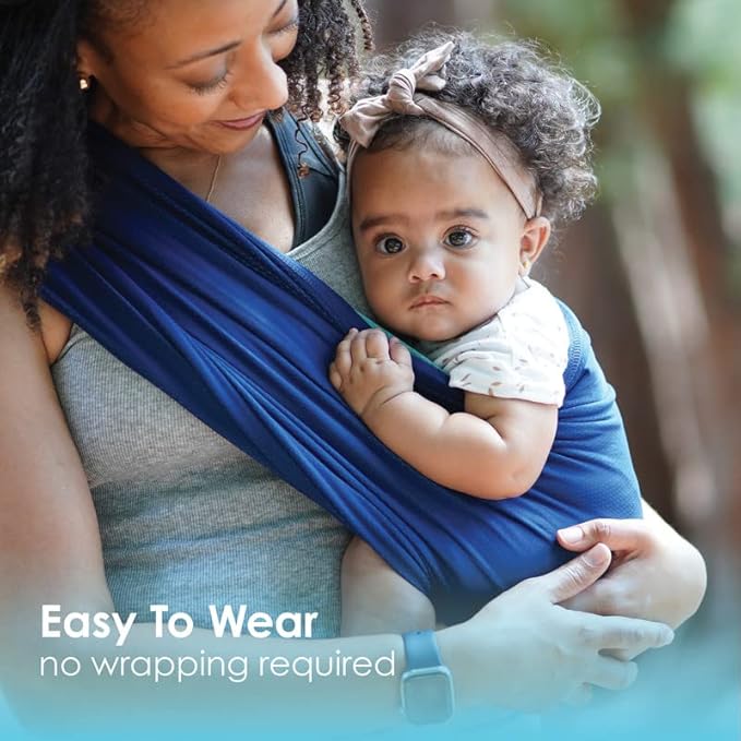 Active Oasis Baby K'tan Baby Carrier Wrap: #1 Easy Pre-Wrapped Baby Sling Gift | Breathable Sport Blend | UVA/UVB Infant Sun Protection | Promotes Safe Hygiene | Newborn up to 35lb (See Size Chart)-CubbioJoy