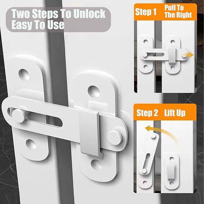 55.1 Inch Tall Baby Gate Auto Close Dog Gate Adjustable 29.92"- 43" Wide Pressure Mounted Walk Through Swing Pet Gate for Doorways (White, 29.92" - 43")-CubbioJoy