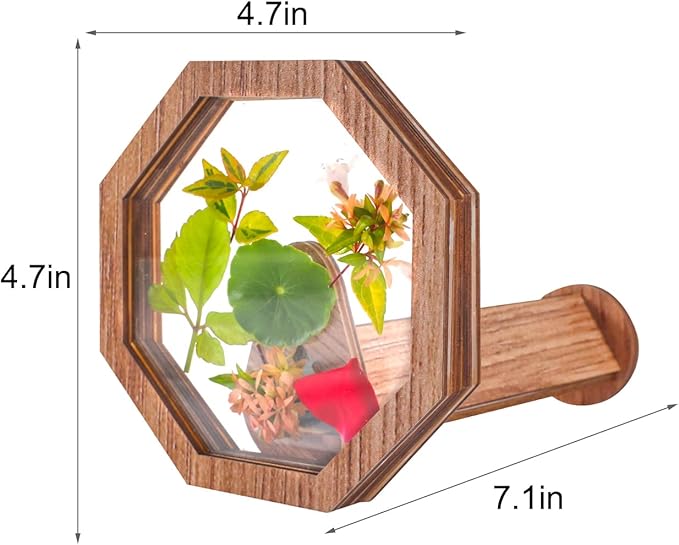 2PCS Natural DIY Kaleidoscope Kit, New Wooden Magic Rotating Kaleidoscope Making Set for Nature Lovers, Best Gift, Outdoor Classic Handmade Education Toys-CubbioJoy