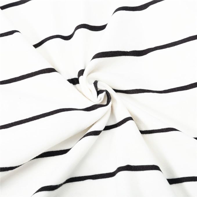 Car Seat Cover Baby – Multi-use Nursing Cover-Up for Breastfeeding, Carseat Canopy Cover, Stretchy Infant Stroller Covers for Boys and Girls (White with Black Stripes)-CubbioJoy