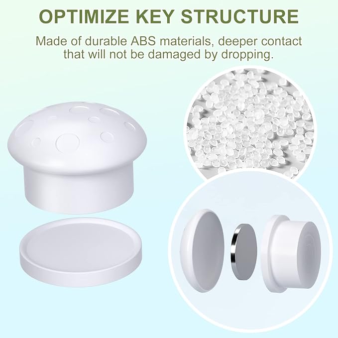 AOSITE Child Safety Magnetic Cabinet Locks Keys, 2 Pack Universal Replacement Keys Child Proof Extra Stronger Magnet Baby Locks for Cabinets and Drawers with Adhesive, 2 Key Holders Included-CubbioJoy