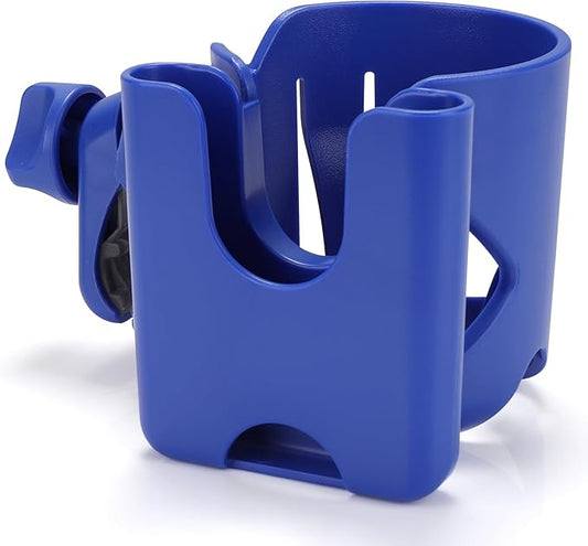 Accmor Universal Cup Holder, Stroller Cup Holder with Phone Holder, 360° Rotatable Large Caliber Designed Bottle Holder for Stroller, Bike, Wheelchair, Walker, Scooter-CubbioJoy