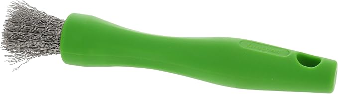 BrushAll® Wire Hand Brush with Ergonomic Handle and Tightly Packed Bristles for Kitchen, Garage, Indoor, Outdoor (Stainless Steel) Patent Pending-CubbioJoy