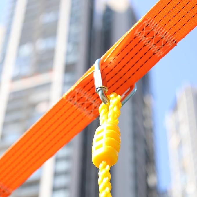 Climbing Gymnastic Rings for Kids - Strong Obstacle Course Ninja Ring Monkey Bars for Outdoor Backyard Play Sets, Swing Set-CubbioJoy