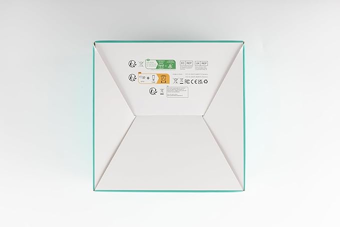 BOIFUN 2K WiFi Baby Monitor with Camera and Audio,Smartphone APP, Colorful Night Light, Smart AI Motion & Sound & Humidity & Temperature Detection, Auto Tracking,5-Inch Monitor Control, Night Vision-CubbioJoy