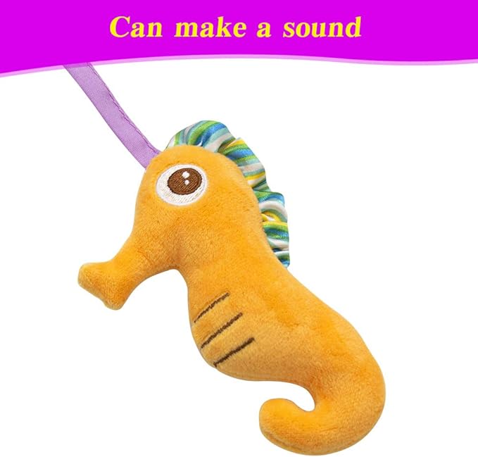 Caterbee Travel Arch Bassinet Toys for Baby Hanging on Stroller, Crib & Pram. Activity Toy bar for Baby Bouncer(Purle)-CubbioJoy