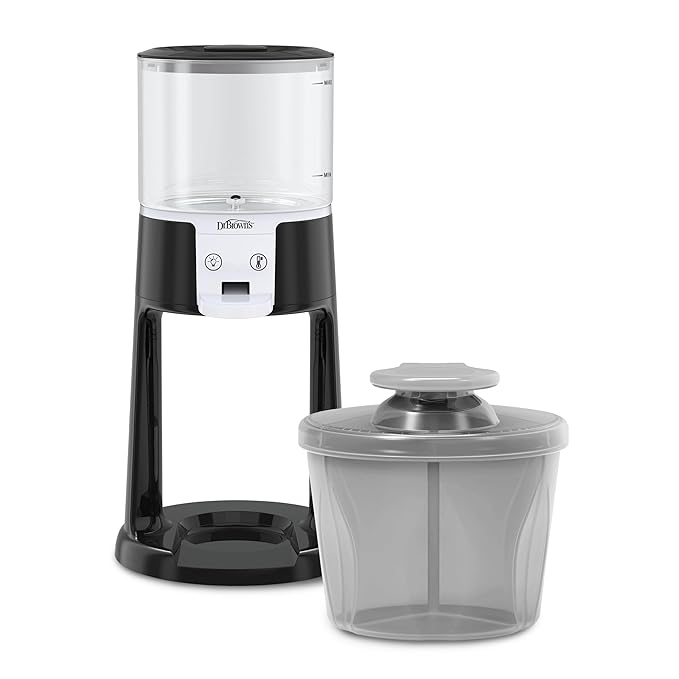 Dr. Brown's Insta-Prep Warm Water Dispenser with Baby Formula Dispenser, Gray-CubbioJoy