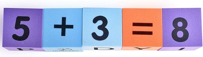 BOHS Foam Learning Blocks - Number,Alphabet,Shapes,Sight Words - Quiet,Safe and Soft Stacking Toys for Toddlers,30pcs,1.96 in(5cm)/Piece-CubbioJoy