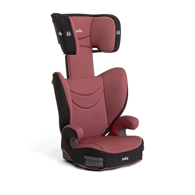 Joie Basil Highback and Backless Booster Car Seat for Big Kids 4 to 12 Years Old, Lightweight 2-in-1 Design (Crimson)-CubbioJoy