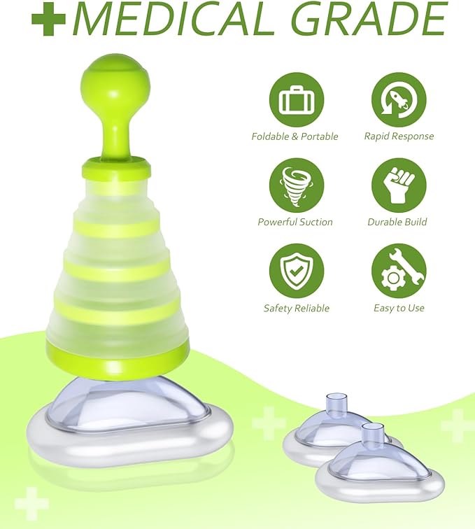 Choking Rescue Device, Anti Choking Device for Kids and Adults, Portable First Aid Choking Rescue, Airway Suction Device for Children and Adults - Home Kit-CubbioJoy